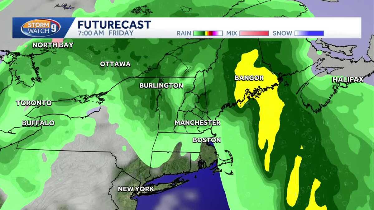 Timing out heavy rain in New Hampshire ahead of Halloween