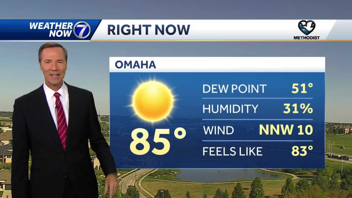 Tuesday evening August 30 Omaha weather forecast. Spectacular now