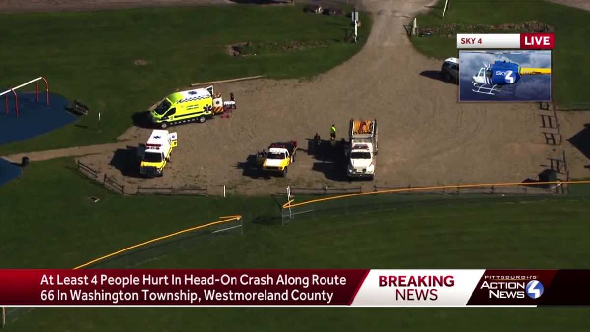 At least 4 people injured in headon crash in Westmoreland County