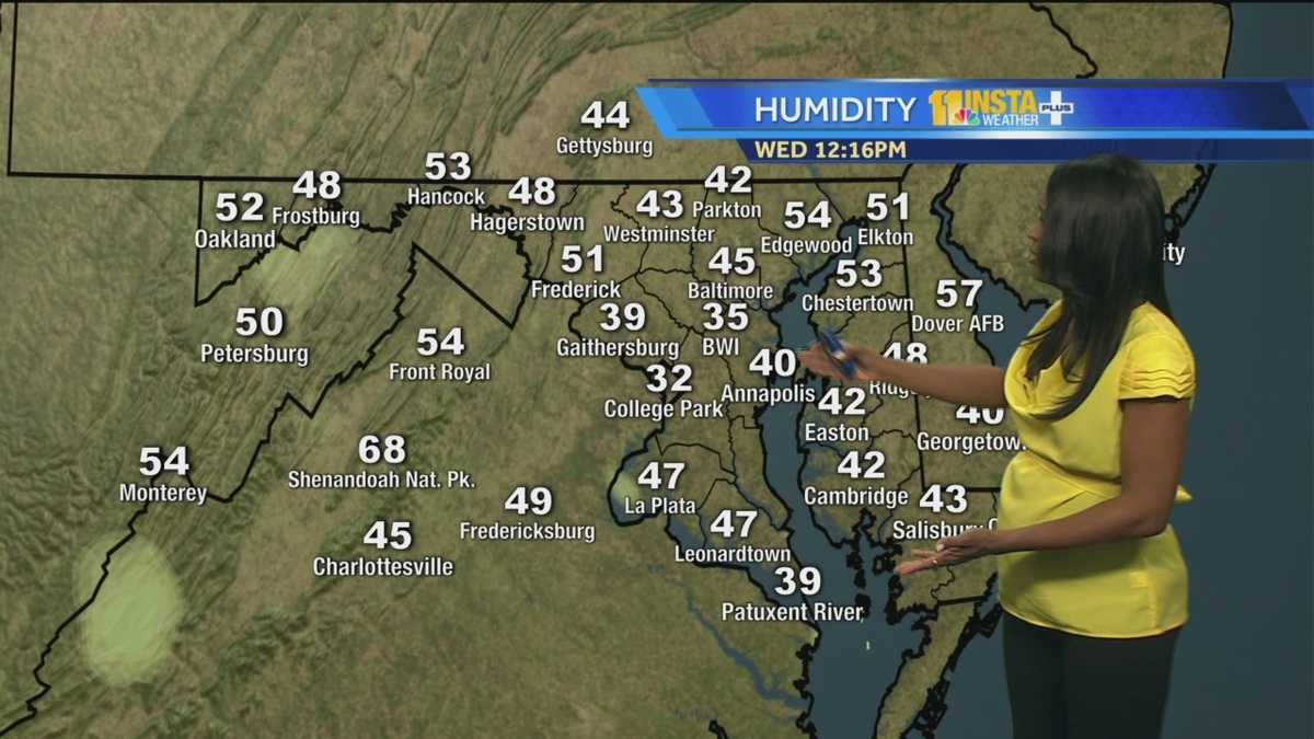 Sunny and mild on Wednesday