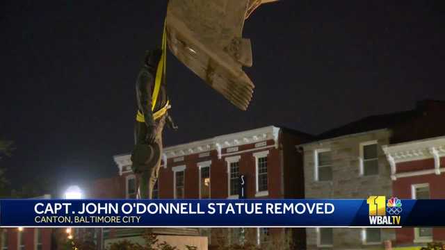 Statue of Capt. John O'Donnell removed from Canton - Vimarsana News