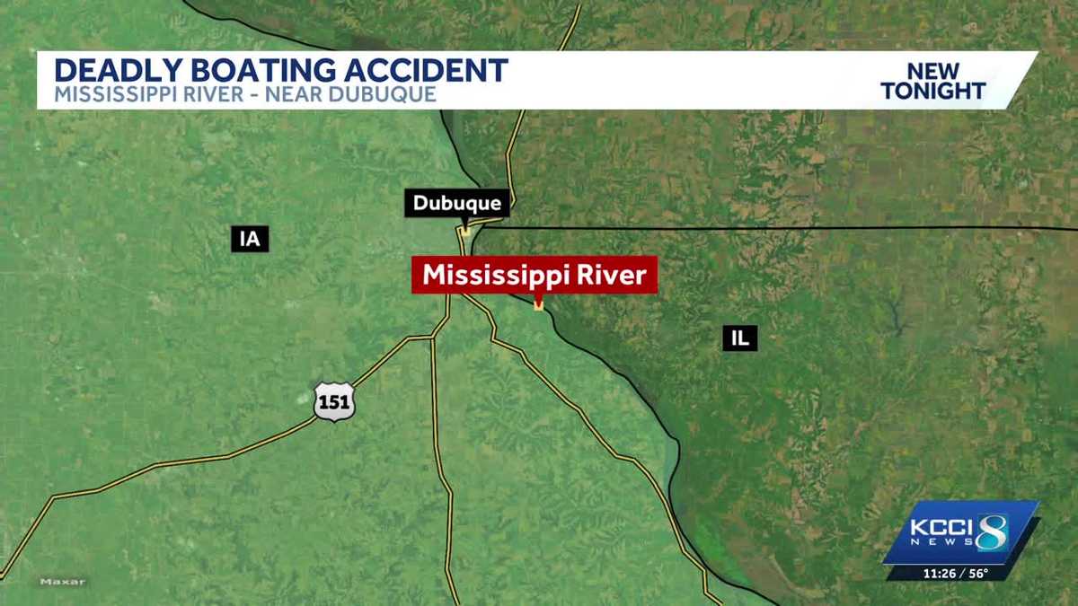 Two killed in Mississippi River boating accident near Dubuque - KCCI