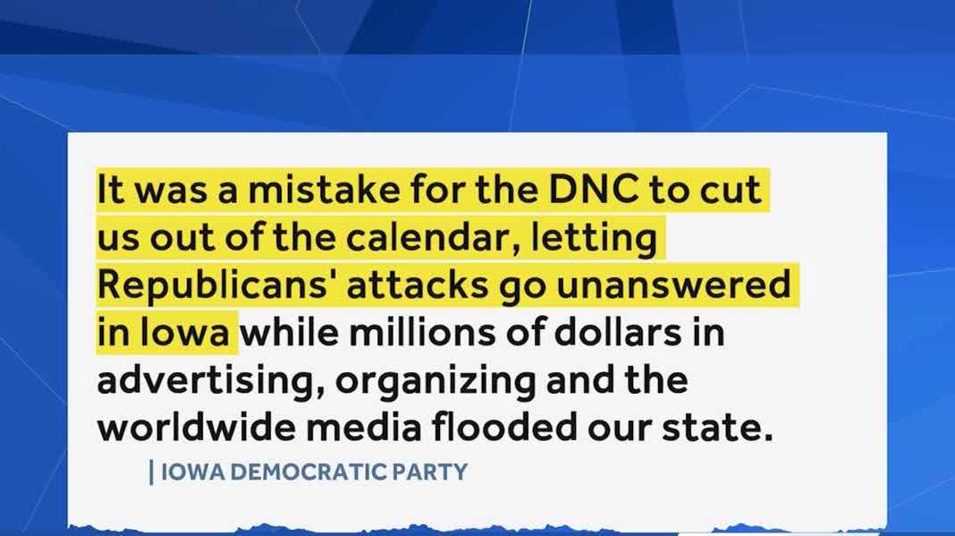 Iowa Democrats get another shot at early nominating status for 2028