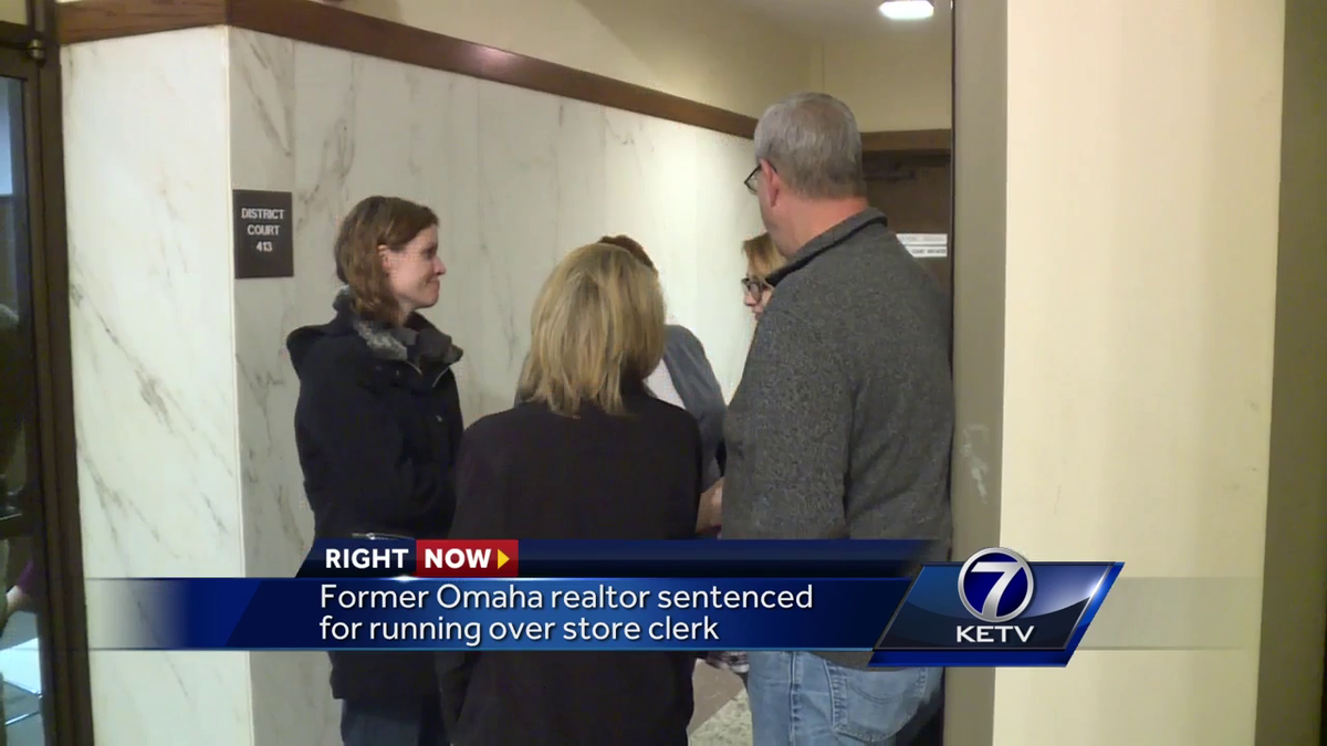 Former Omaha realtor sentenced for running over store clerk