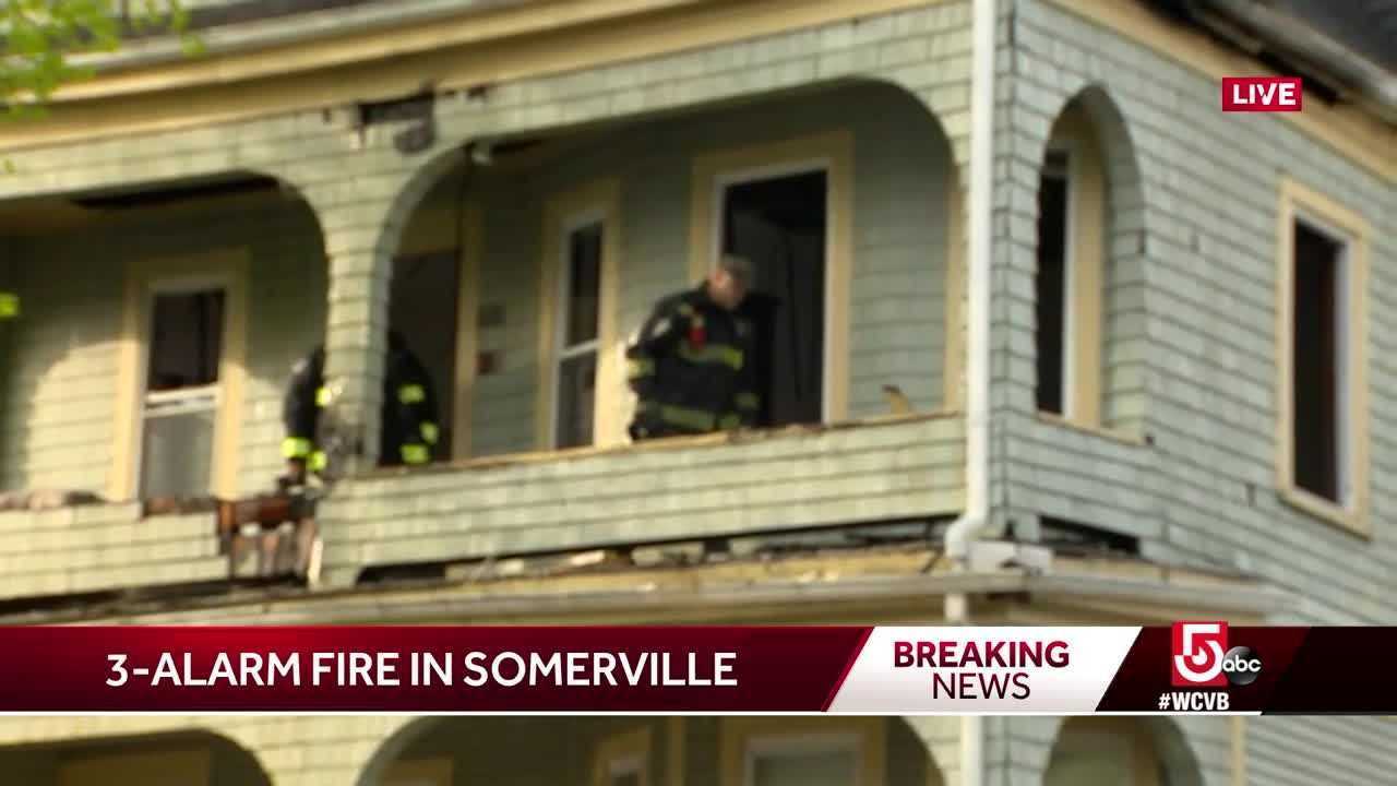 3-alarm Fire Damages Multifamily Home In Somerville