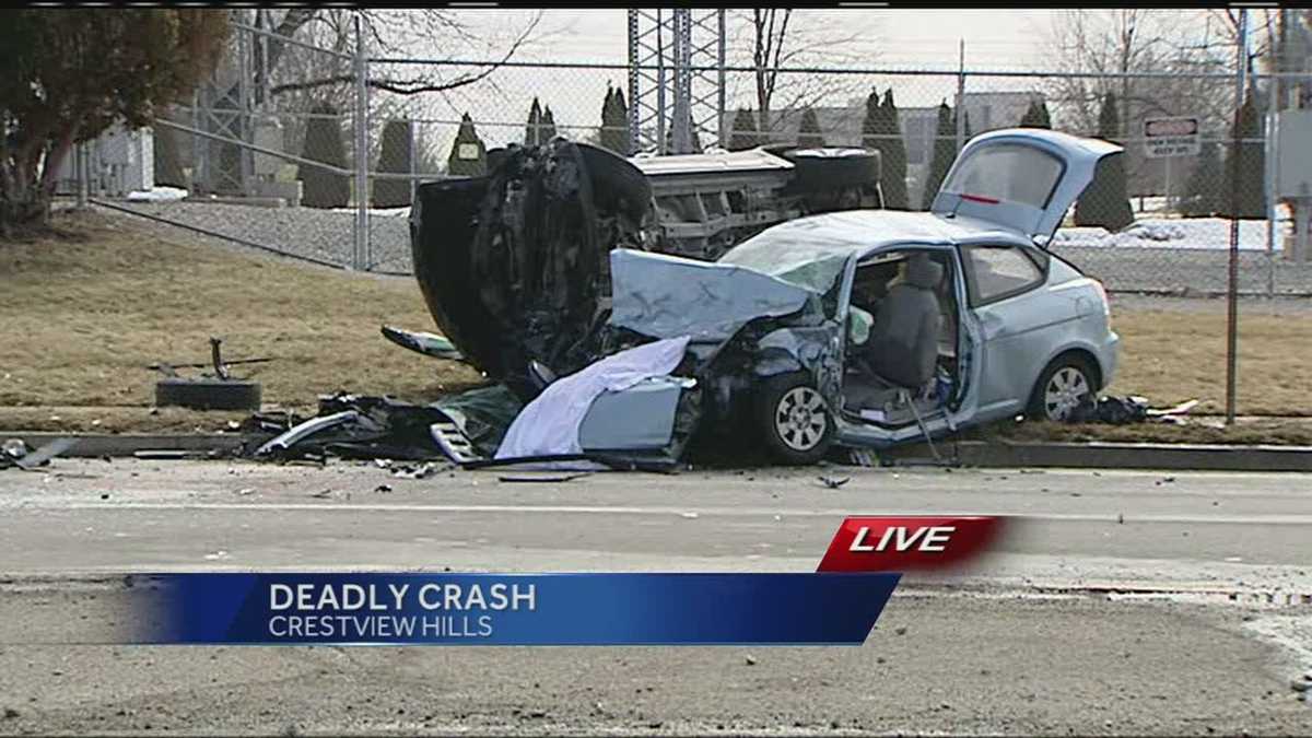 1 dead, 1 hospitalized after Crestview Hills crash