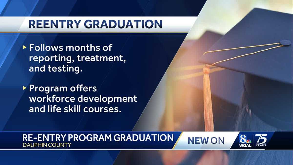 Dozens are graduating from a reentry program in Dauphin County