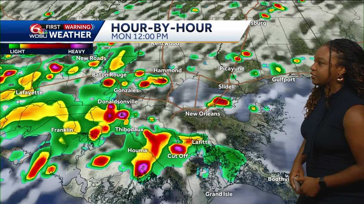 Rain chances continue with temperatures staying below average