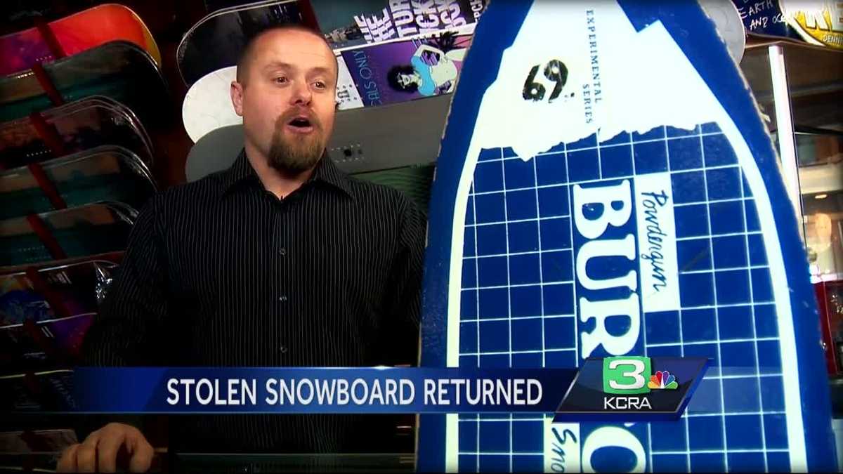 Sonora man reunited with heirloom snowboard 26 years later