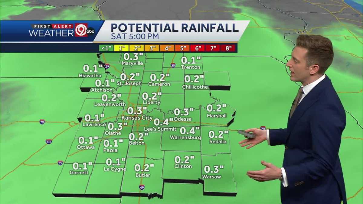 KANSAS CITY WEATHER: Another cloudy, chilly day to start the weekend