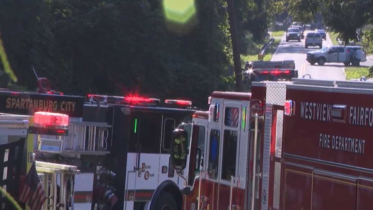 Multiple fire departments respond to house fire in Spartanburg - WYFF