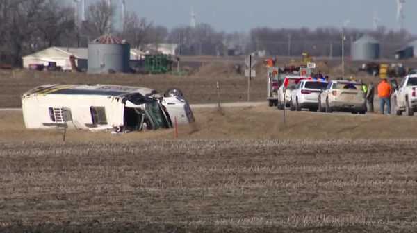 bus driver, one player remain hospitalized after iowa lakes crash