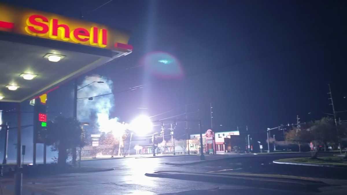 Dramatic video shows electrical explosions in Kenner