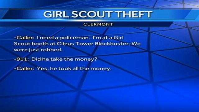 Troop Leader Calls 911 About Stolen Girl Scout Money