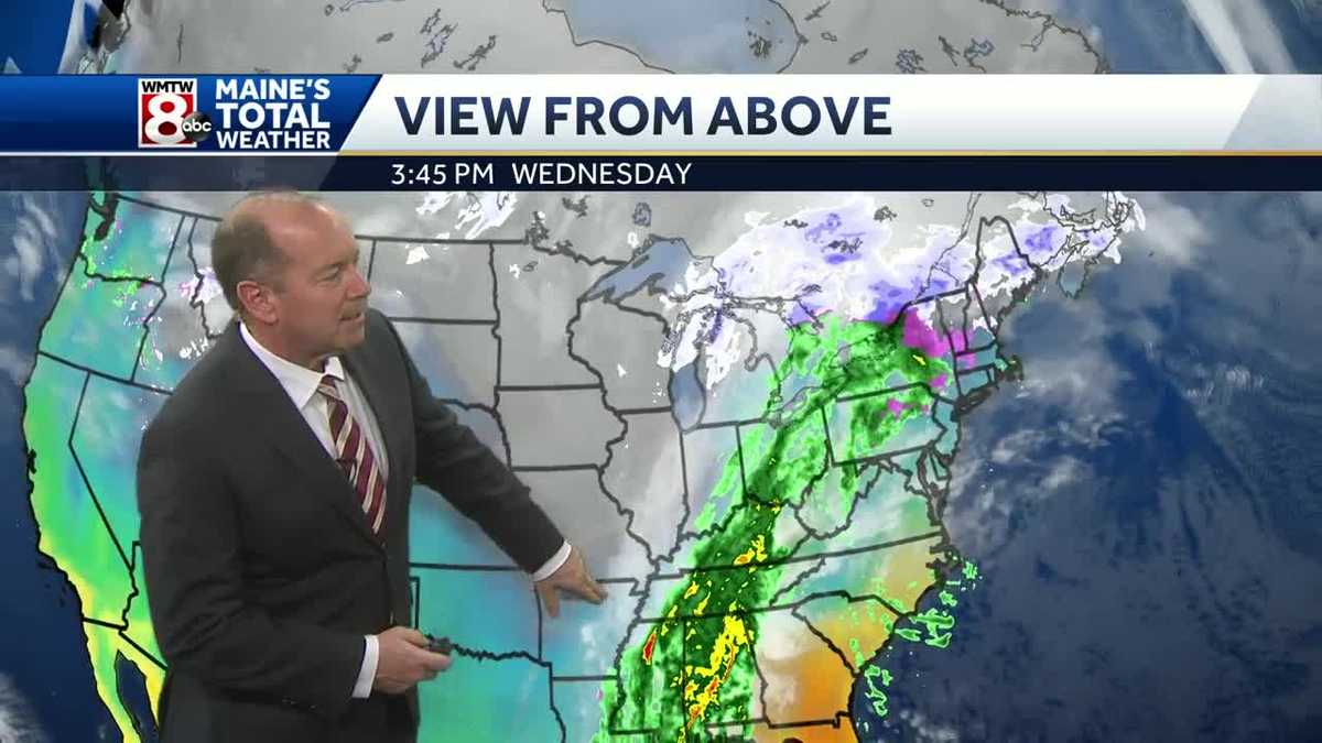 A wintry mix away from coast, as our next storm arrives