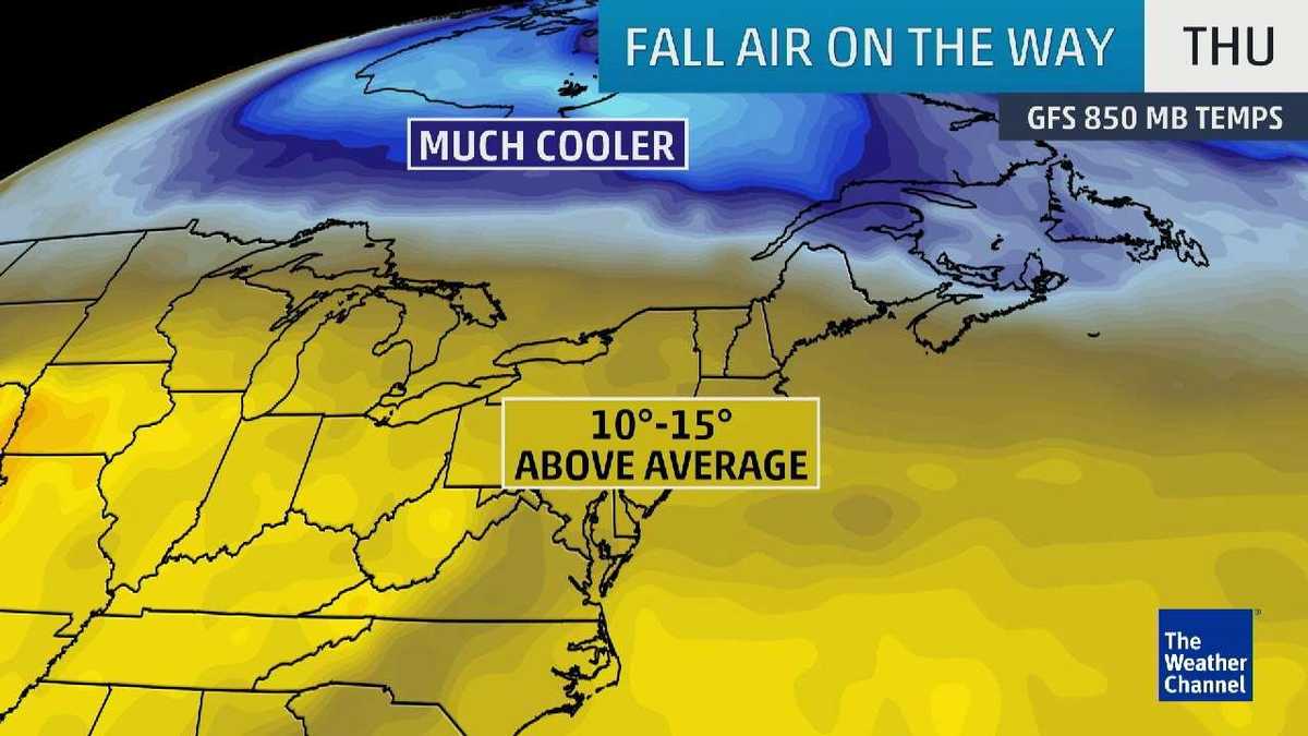 Fall Temperatures Ahead for Northeast?