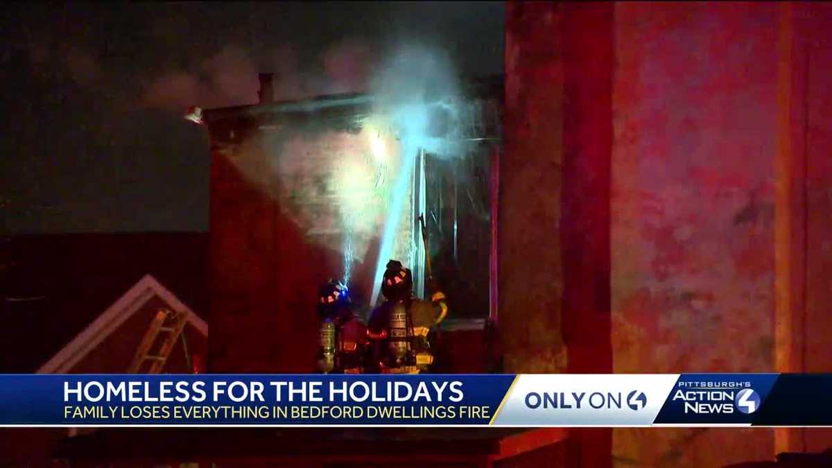 Family left homeless for the holidays after fire destroys everything ...