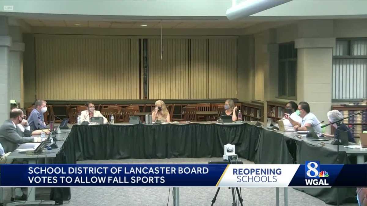 SCHOOL DISTRICT OF LANCASTER votes to allow fall sports