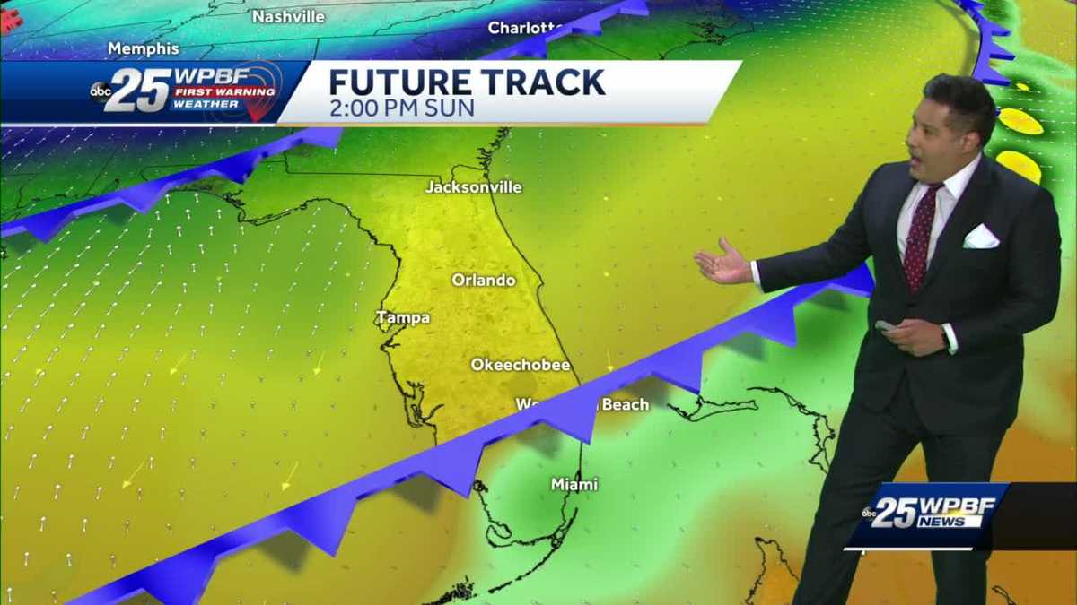 Warmer weather settling into South Florida