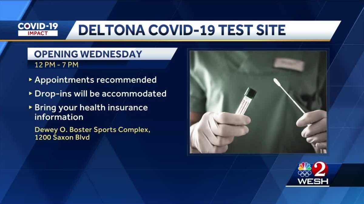 Deltona COVID19 test site to open Wednesday