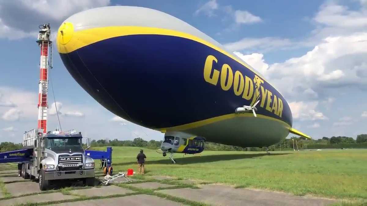 Goodyear Blimp on X: High above @HighmarkStadm for Monday Night Football   / X