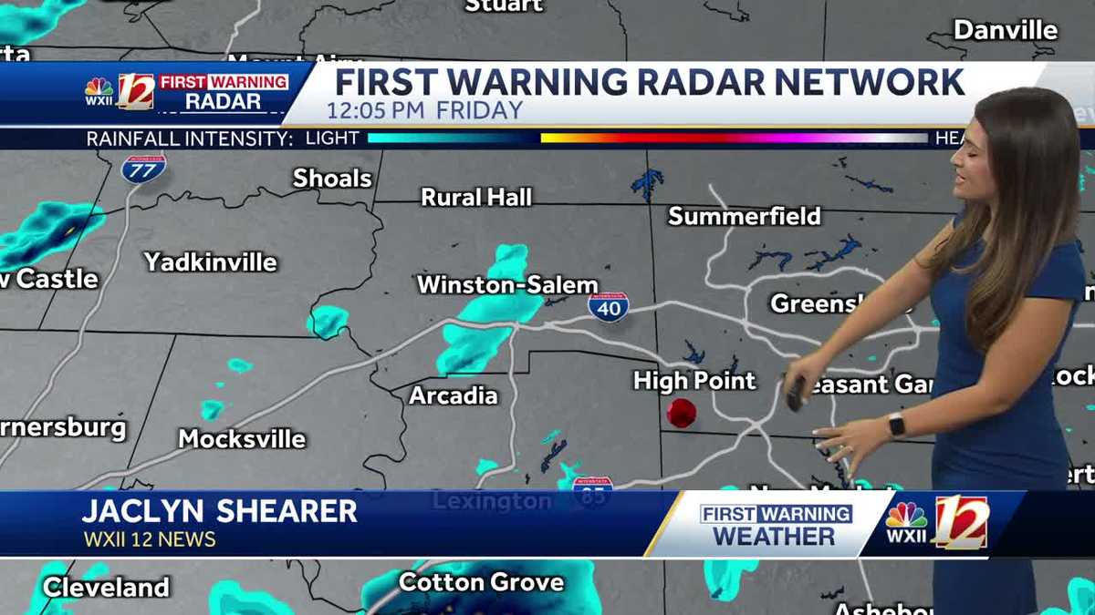 WATCH: Scattered Rain Continues Friday Afternoon