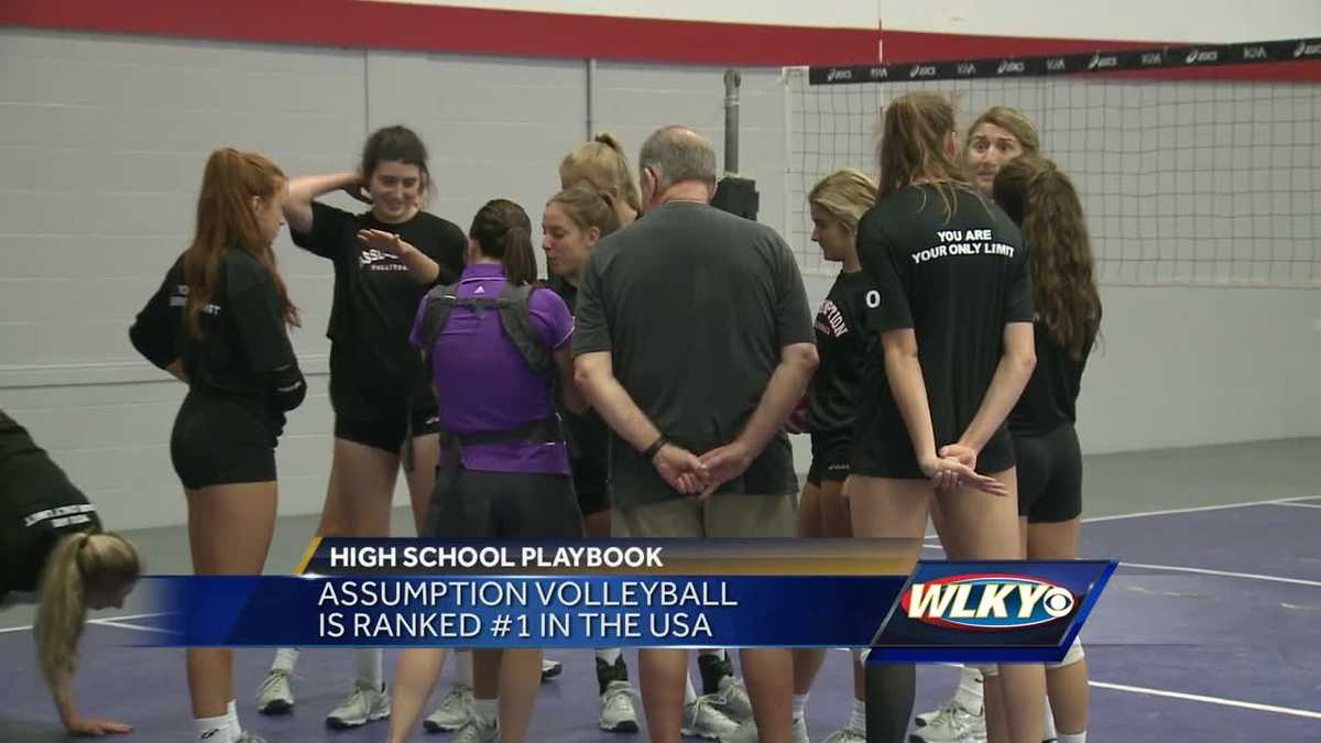 Assumption volleyball ranked one in USA