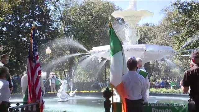 Savannah kicks off St. Patrick's Day festivities with virtual Greening of the Fountain - Vimarsana News