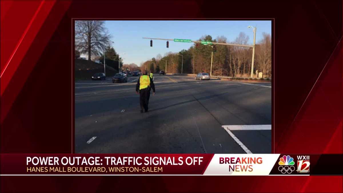 WinstonSalem road congested following power outage