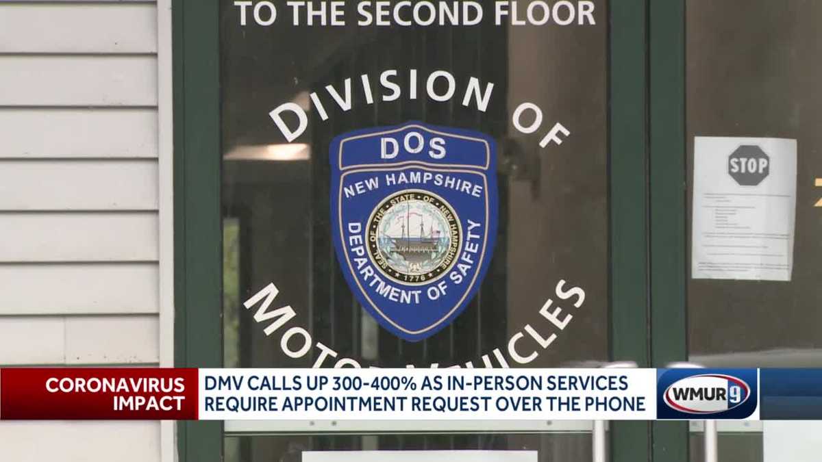DMV calls up 300400 as inperson services require appointment request
