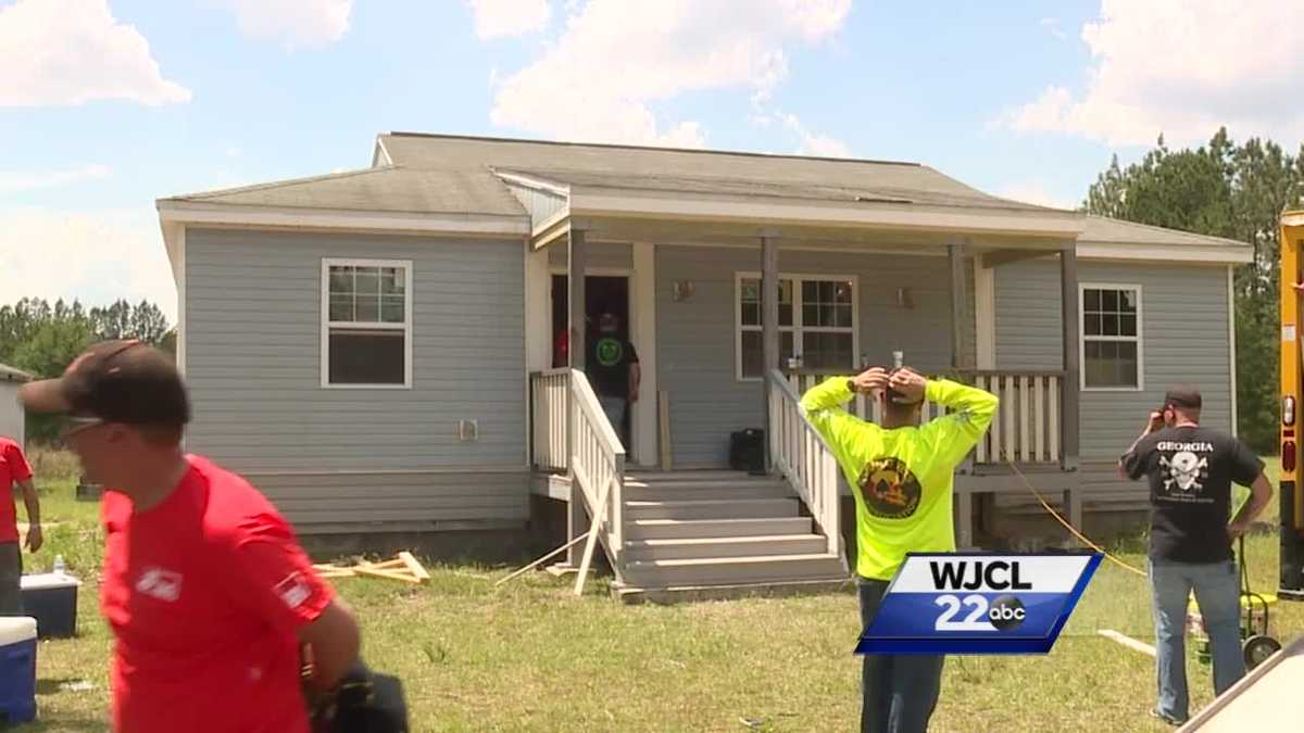 Brooklet veteran gets help building new home