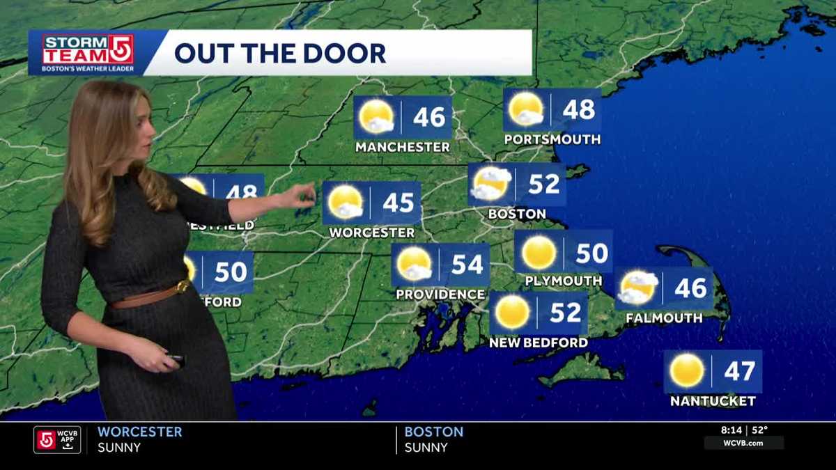 Video: Sunny Saturday, warmer with midweek rain chances