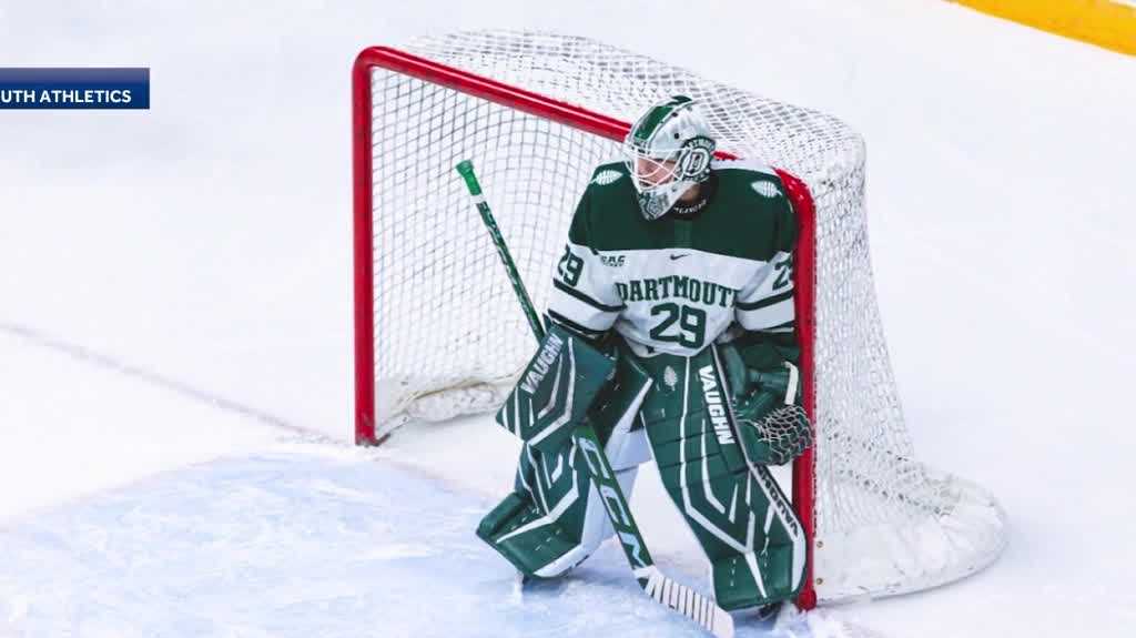 Dartmouth student Michaela Hesova playing for Team Czechia ice hockey team at Winter Olympics