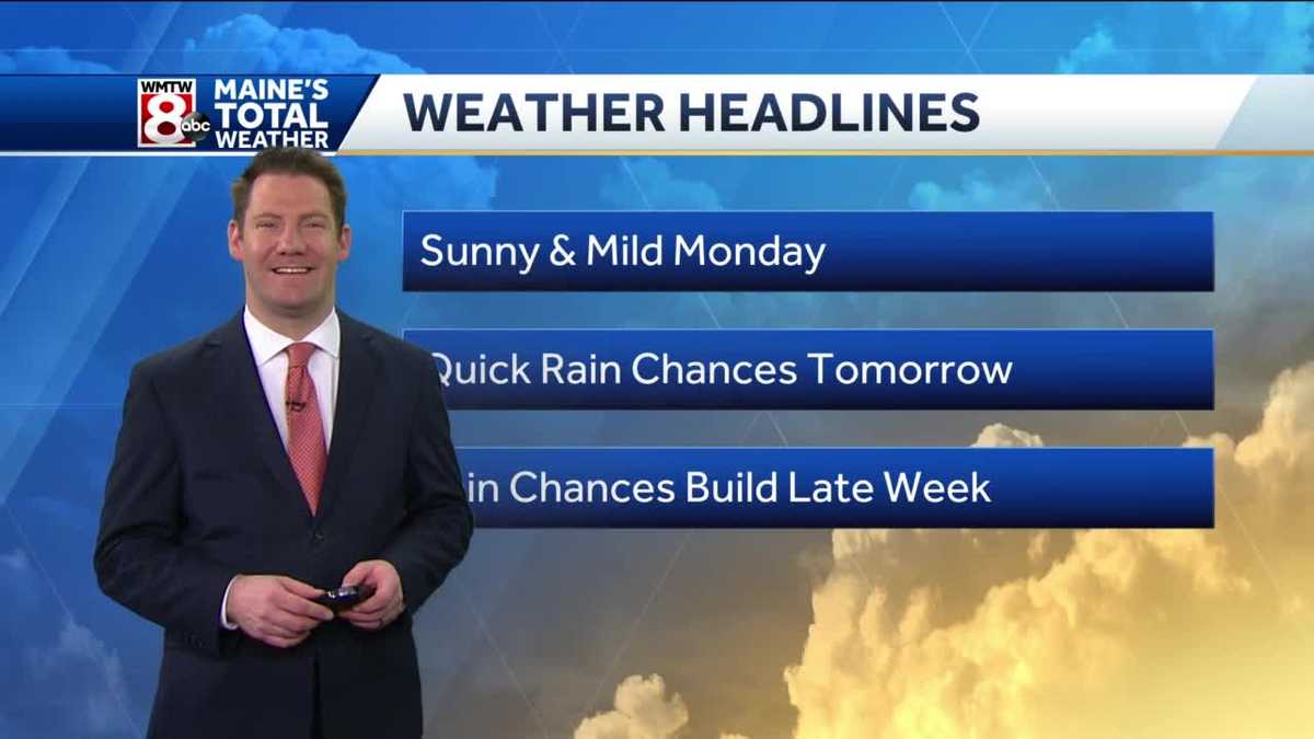 Quick round of showers Tuesday