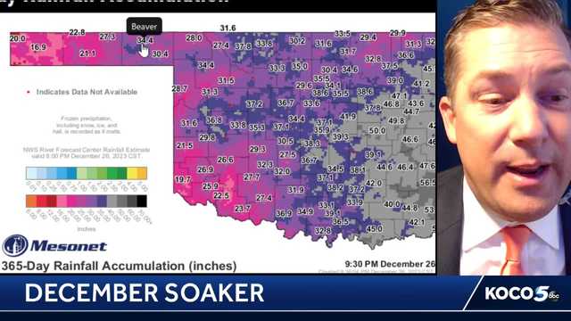 Oklahoma: Year ends with December soaker - Vimarsana News
