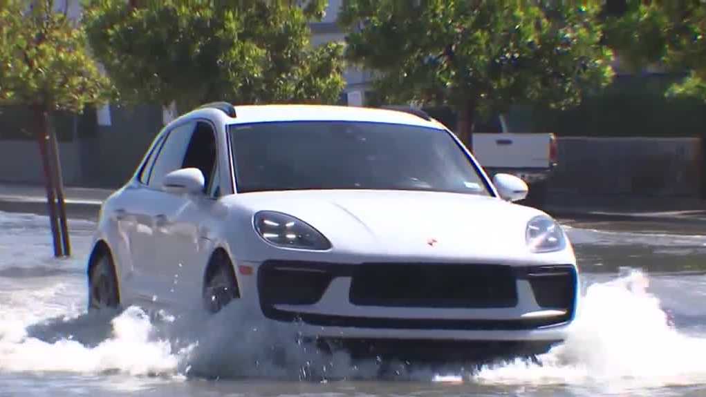 Coastal flooding creates fire risk for electric vehicles
