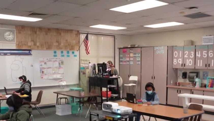 Sacramento area students transition back to school during the pandemic