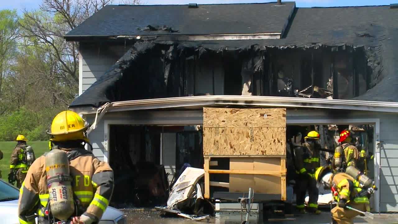 Roof Collapses After Urbandale Apartment Complex Catches Fire