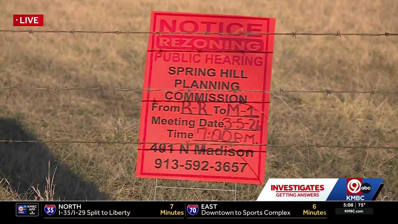 kmbc.com - Krista Tatschl - Price, timing of Spring Hill land sale targeted for data center raising questions