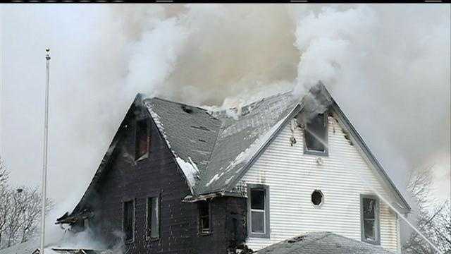 Home is total loss after three-alarm fire