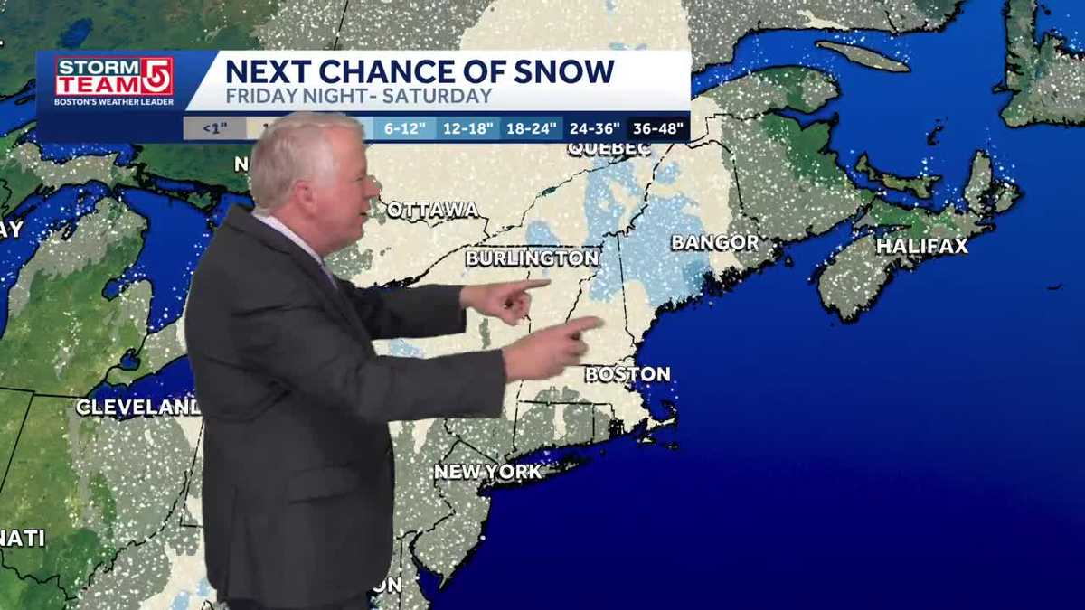 Video: Cold, moonlit skies overnight