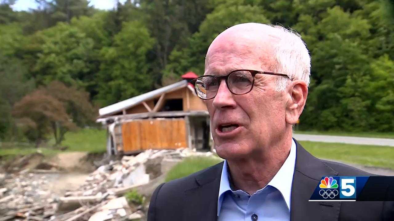 Sen. Peter Welch tours sites in Caledonia County hit hardest during July's floods nearly one year later - Vimarsana News