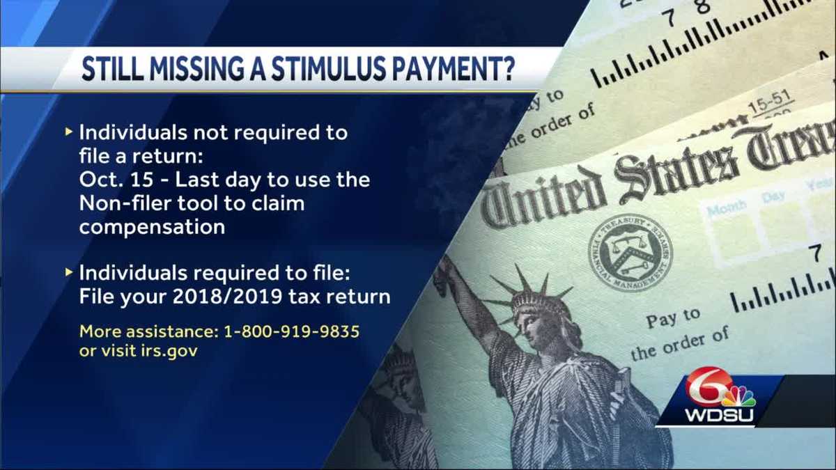 IRS Thousands in Louisiana still haven't gotten their stimulus payments