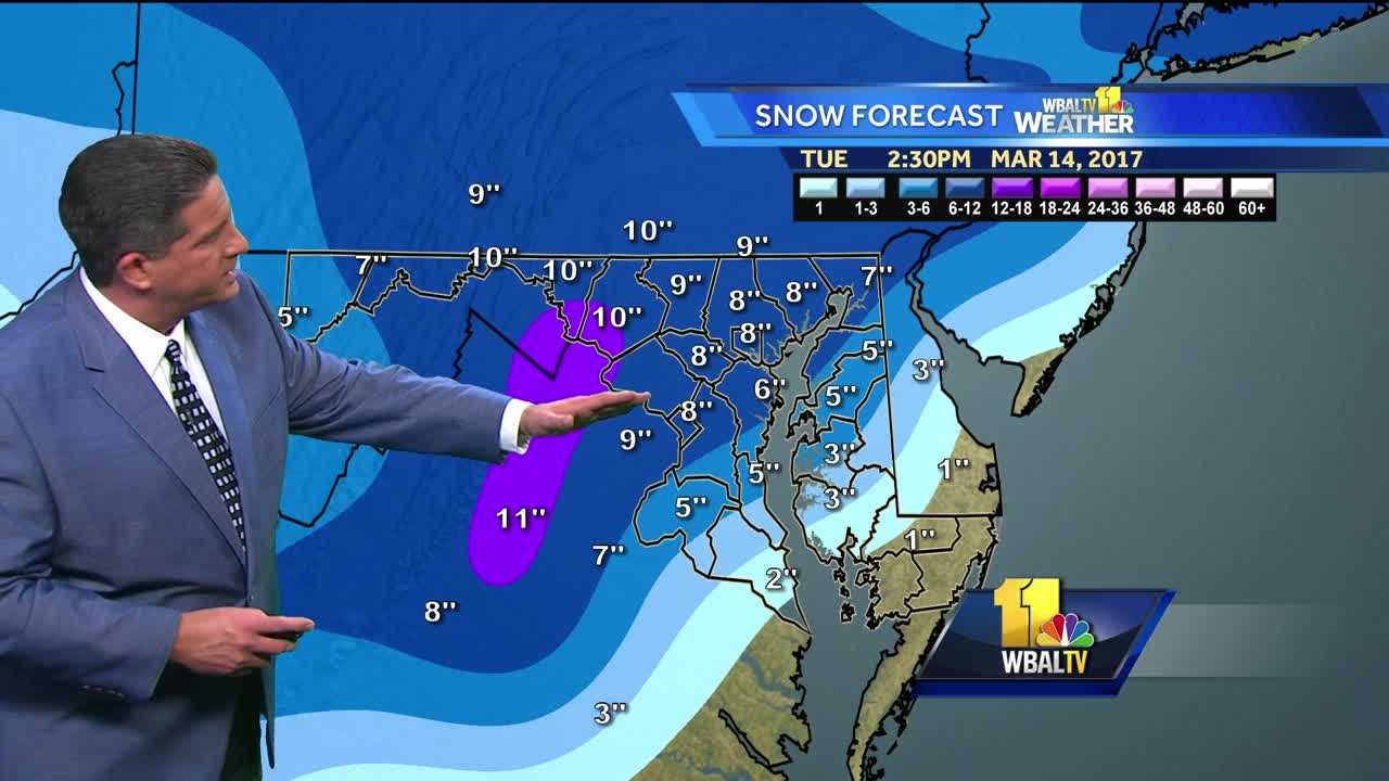 Tony Shows What's New In The Snow Forecast