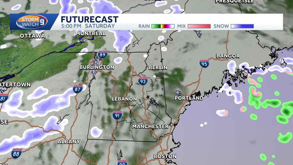 Chilly weekend in New Hampshire with snow chances for some