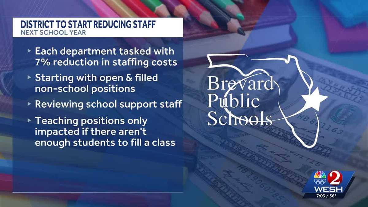 Brevard Public Schools to reduce staff due to declining enrollment