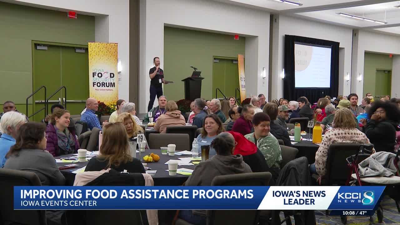 kcci.com - Hundreds gather to discuss Iowa food assistance programs