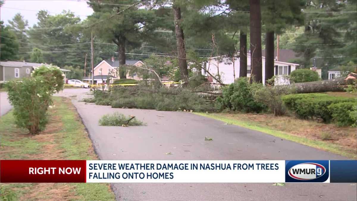 Several homes damaged in severe storm in Nashua