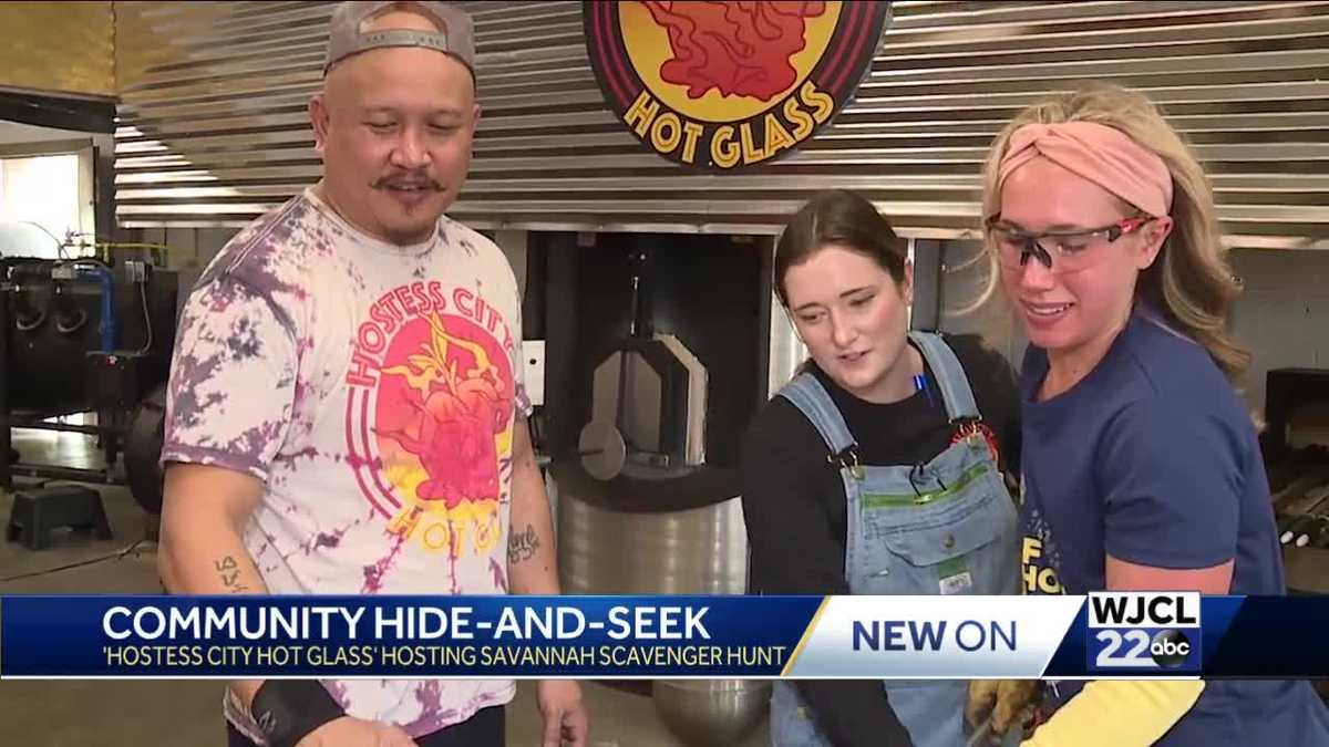 Hostess City Glass plays hide-and-seek with the community