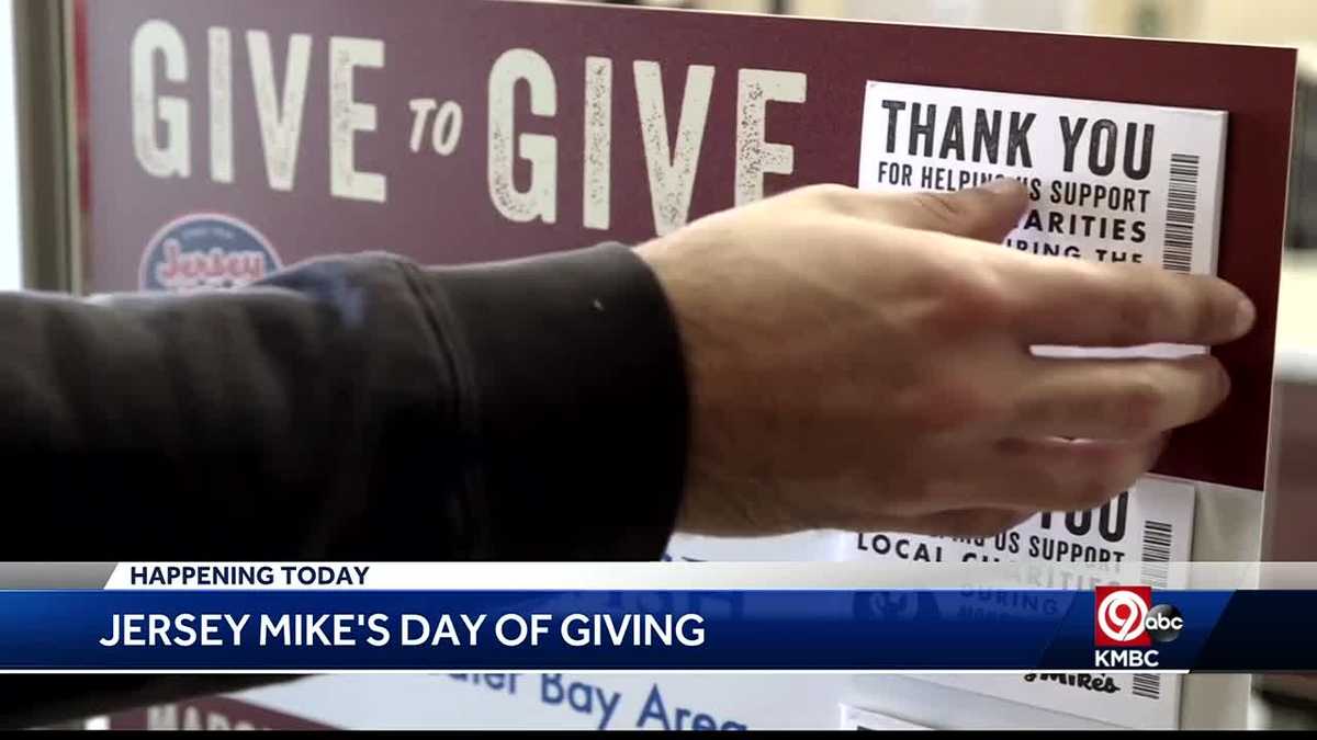Jersey Mike's "Day of Giving" happening Wednesday